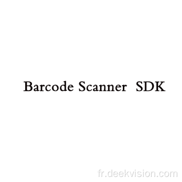 Barcode Scanner SDK pour Android